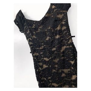 Black and Nude Dress